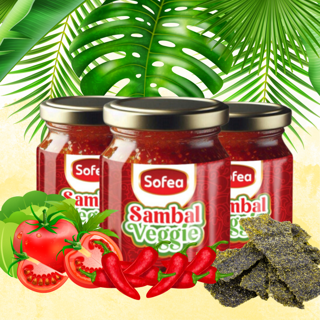 Sofea Sambal Veggie Sofea - 220g - Kemasik Oil